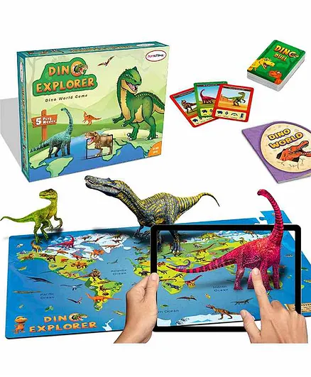 PLAYAUTOMA Dino Explorer Augmented Reality Jigsaw Puzzle Multicolour - 60 Pieces