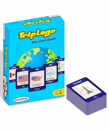 PLAYAUTOMA Triplago Geo Playing Cards - Multicolour