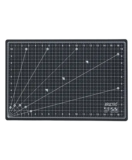 Brustro A3 Double Sided Self Healing Eco Friendly 5 Layers Cutting Mat - Black