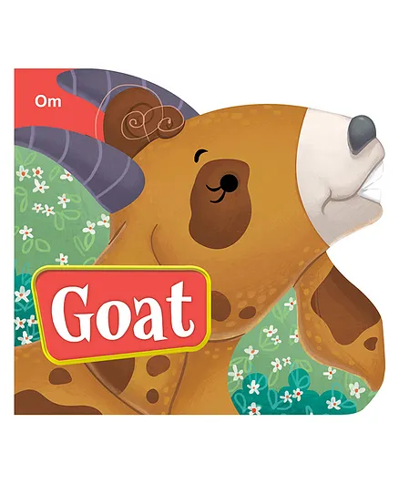 Board Book Goat Cutout Board Book - English