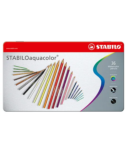 STABILOaquacolor Pencil Set of 36 Pieces - Multicolour
