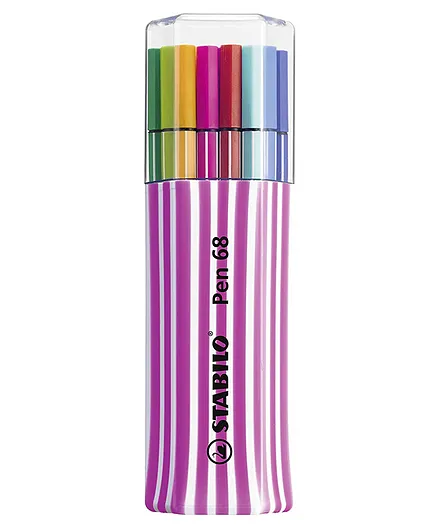 STABILO Premium Felt Tip Pen 68 Pack of 15 - Multicolour