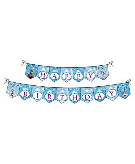 Disney Frozen Happy Birthday Banner Blue Online In India Buy At
