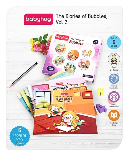 Babyhug The Diaries of Bubbles Volume 2 Story Books Set of 6 - English