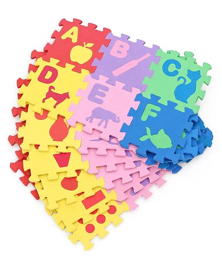 Aarohi Toys Eva Puzzle Mat Big  Multicolor  - 36 pieces