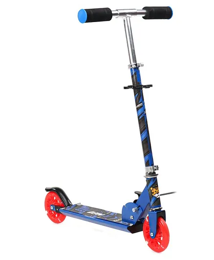 Tygatec 2 Wheel Kick Scooter with Side Stand - Blue