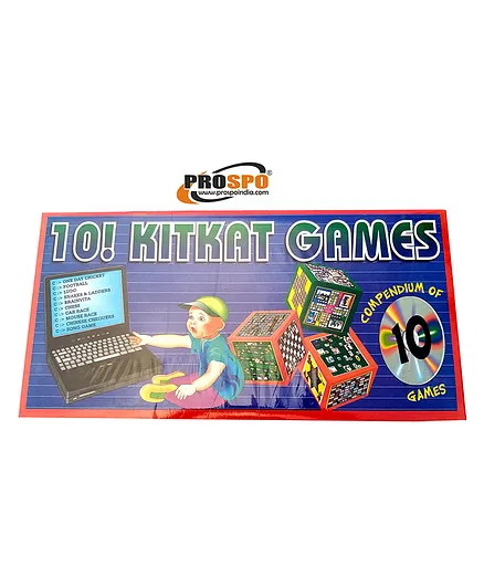 PROSPO Kitkat 10 In 1 Board Game - Multicolour