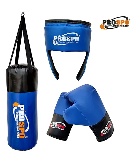 PROSPO Senior Boxing Set - Blue Black