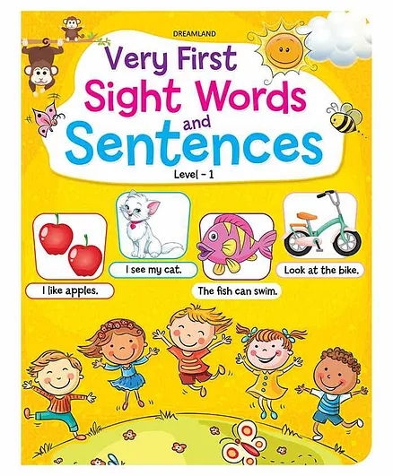 Very First Sight Words & Sentences Book Level 1 - English