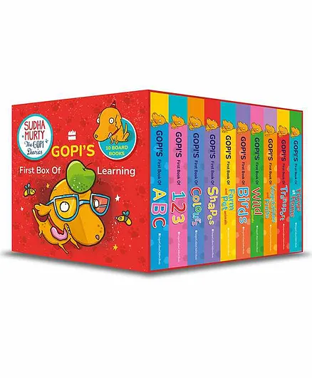 Harper Collins Gopi's First Box of Learning Set of 10 - English