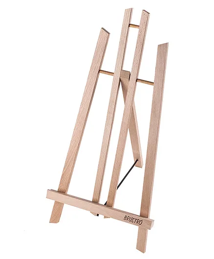 Brustro Artists' Small Tabletop A-Frame Wooden Easel - Brown