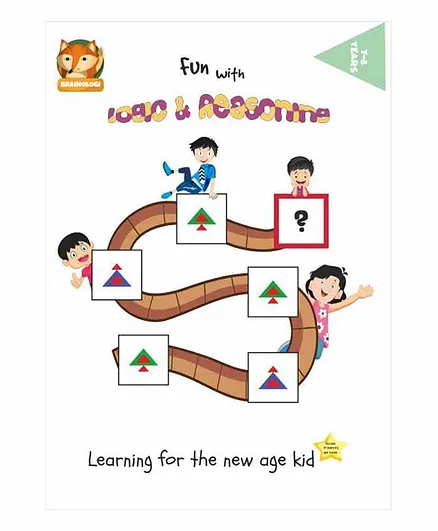 Brainologi Fun with Logic And Reasoning Activity Book & Android App - Multicolour