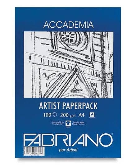 Fabriano Accademia A4 Drawing Pad - 100 Sheets
