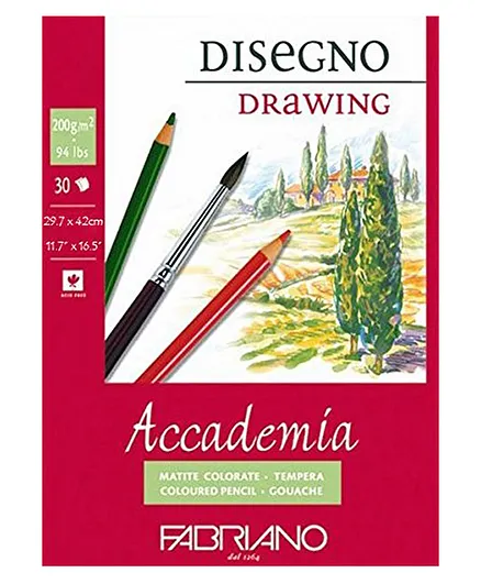 Fabriano Accademia A3 Drawing Pad - 30 Sheets