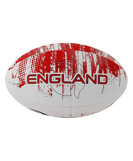 Rmax England 3 Ply Synthetic Rubber Rugby Ball Size 5 - Multicolour