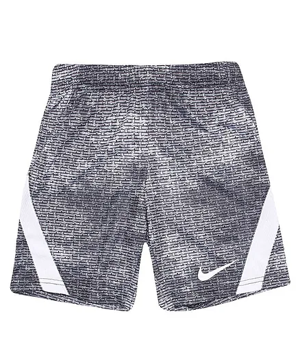 Nike All Over Geometric Print Shorts - Grey
