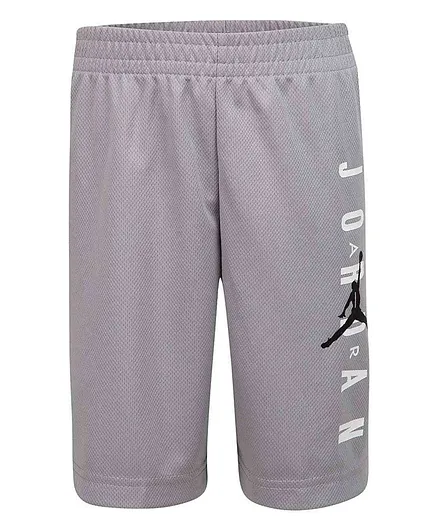 Jordan Logo Mesh Shorts -  Grey