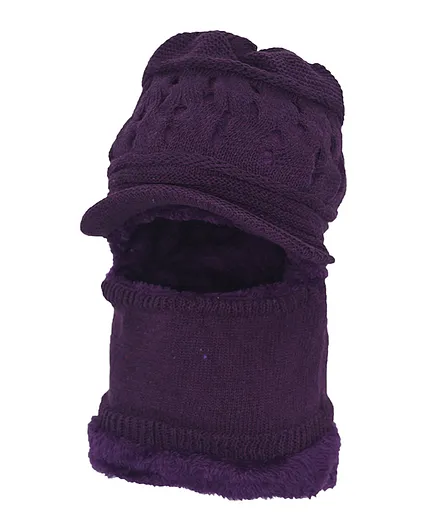 SYGA Balaclavas Hat Beanie Free Size - Dark Purple
