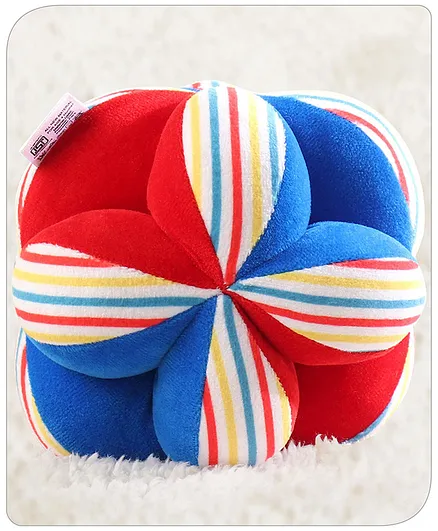 Babyhug Classic Clutch Rattle Ball Multicolor - Diameter 13 cm