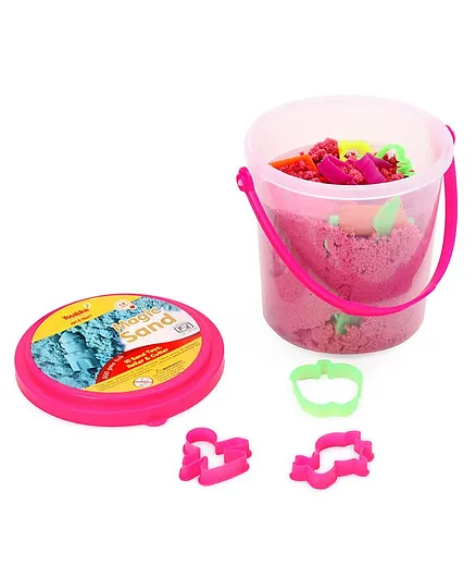 Youreka Magic Flow Sand with Moulds Pink - 500 gm