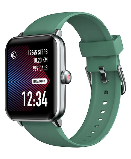 Noise ColorFit Pro 3 Assist Smart Watch With Built In Alexa - Smoke Green
