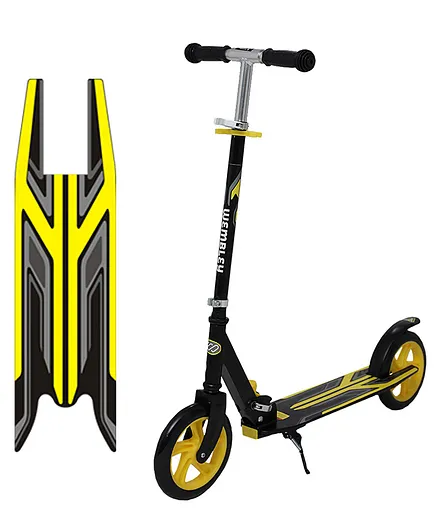Wembley Steel Frame Foldable Kick Scooter - Yellow