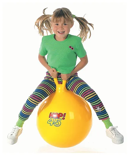 ADKD Rubber Hopper Ball with Handle (Color May Vary)