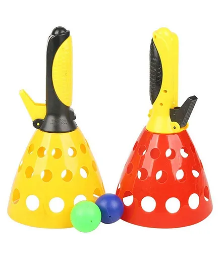 ADKD Click and Catch Twin Ball Game - Multicolour
