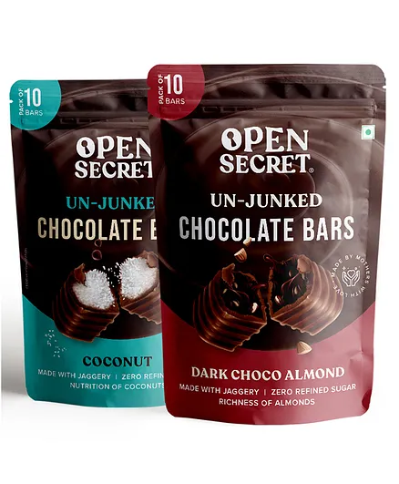 Open Secret Chocolate Bars Pack Of 2 - 20 Bars