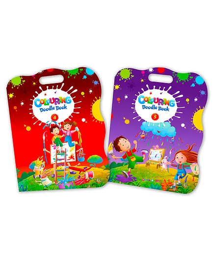 Colouring Doodle Book Combo Level 2 Pack 2 - English