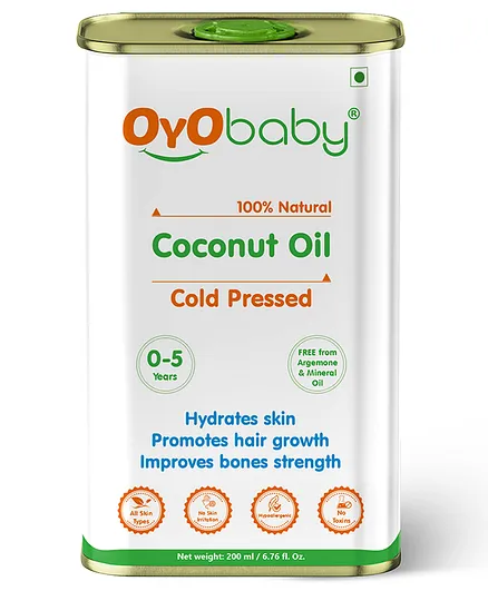 Oyo Baby Coconut Baby Massage Oil - 200 ml