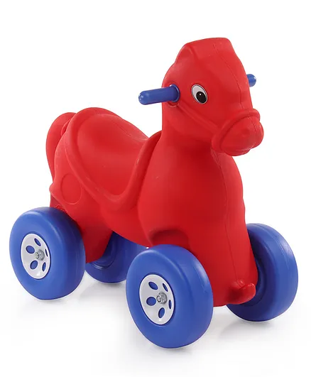 Little Fingers Horse Shaped Ride On - Blue