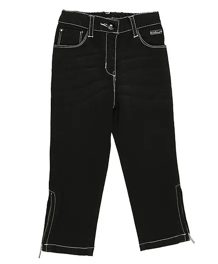 Actuel Full Length Solid Jeans - Black