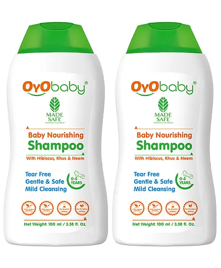 Oyo Baby Baby Shampoo With No More Tears Formula Pack of 2 - 100 ml Each