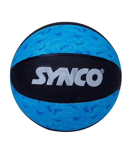 SYNCO Inflatable Mini Basketball Size 3 - Blue