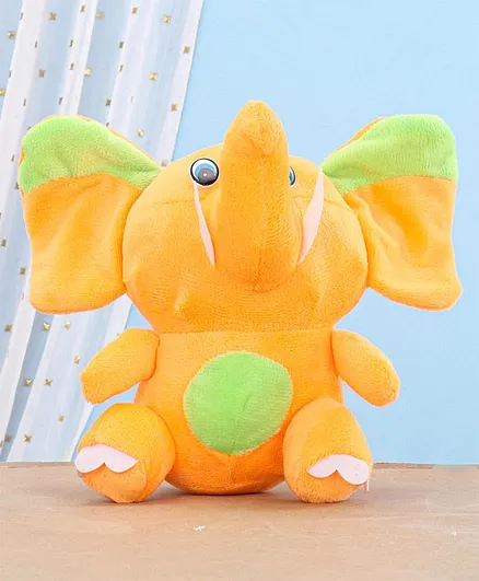 EDU KIDS TOYS Elephant Soft Toy Orange - Height 18 cm