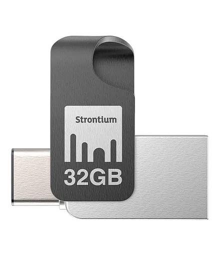Strontium 32 gb Nitro Plus OTG Type C USB 3.1 - Black