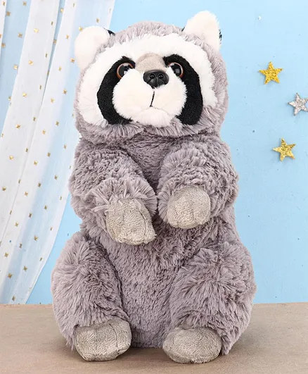 Wild Republic CK Raccoon Soft Toy Grey - Height 30 cm