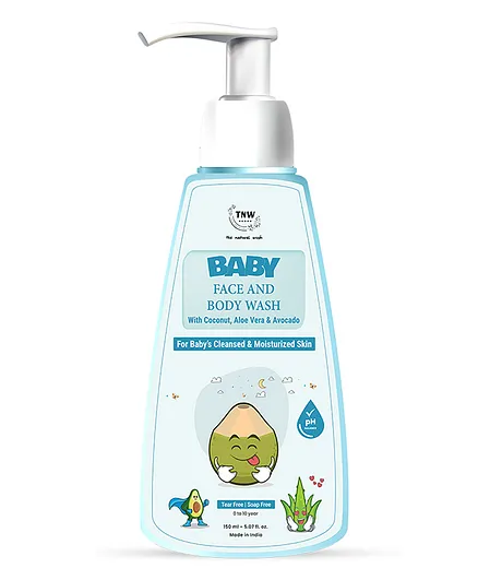 The Natural Wash Baby Face And Body Wash - 150 ml