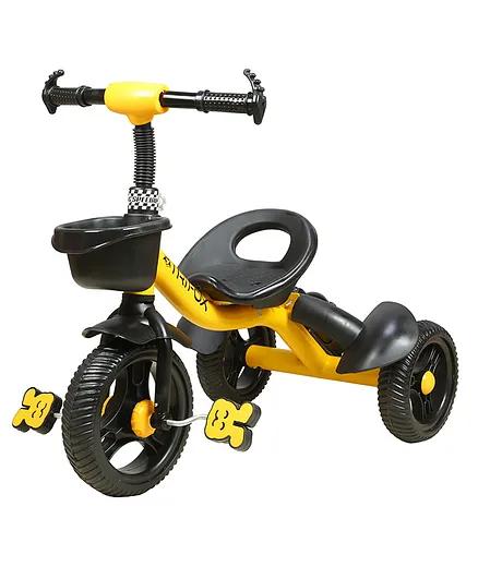 Trifox Zoe 250 Plug N Play Tricycle With Sipper Holder - Yellow