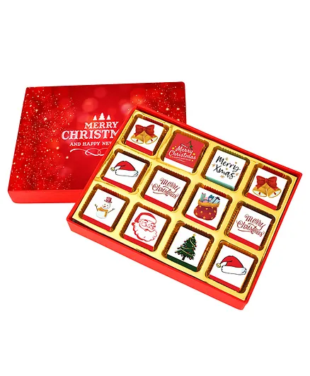 Chocoloony Merry Christmas Milk Chocolates - 144 gm