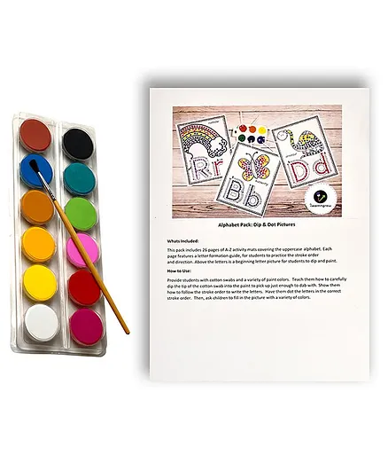 ilearnngrow A to Z Early Learning Dip Dot - Multicolour