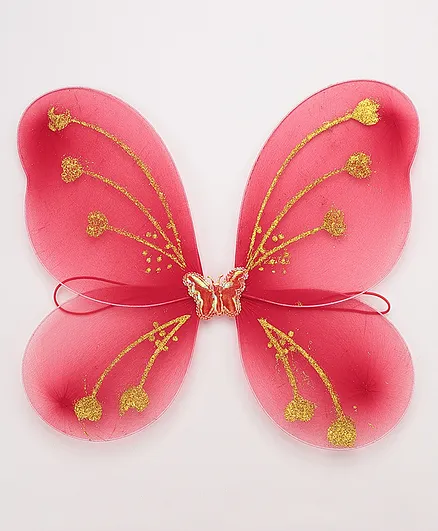 Babyhug Butterfly Wings Set Free Size - Red