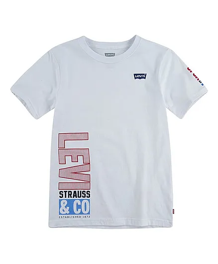 Levi's Jersey Logo Short Sleeves Tee - White