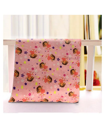 Sassoon Dora Waterproof & Washable Small Dry Sheet - Pink