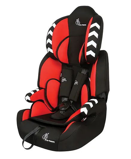 R for Rabbit  Jumping Jack Racer Car Seat - Red Black
