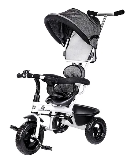 R for Rabbit Tiny Toes Sportz Lite Tricycle with Canopy - Grey