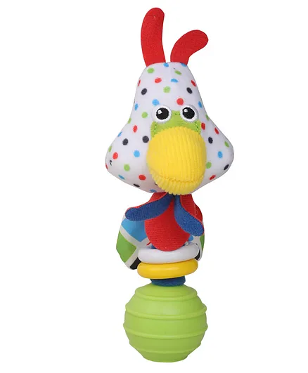 Baby Moo Chicken Handheld Rattle - Multicolor