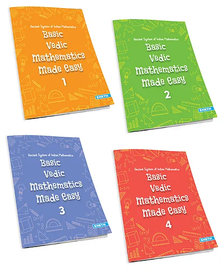 Basic Vedic Mathematics Pack of 4 - English