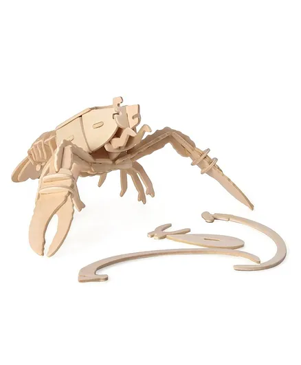 Madhusha Creation Woodlz 3D Lobster Puzzle - 60 Pieces